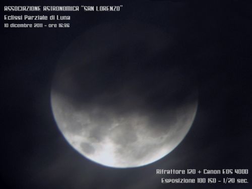 Eclissi Parziale di Luna… dietro le nuvole del Salento.